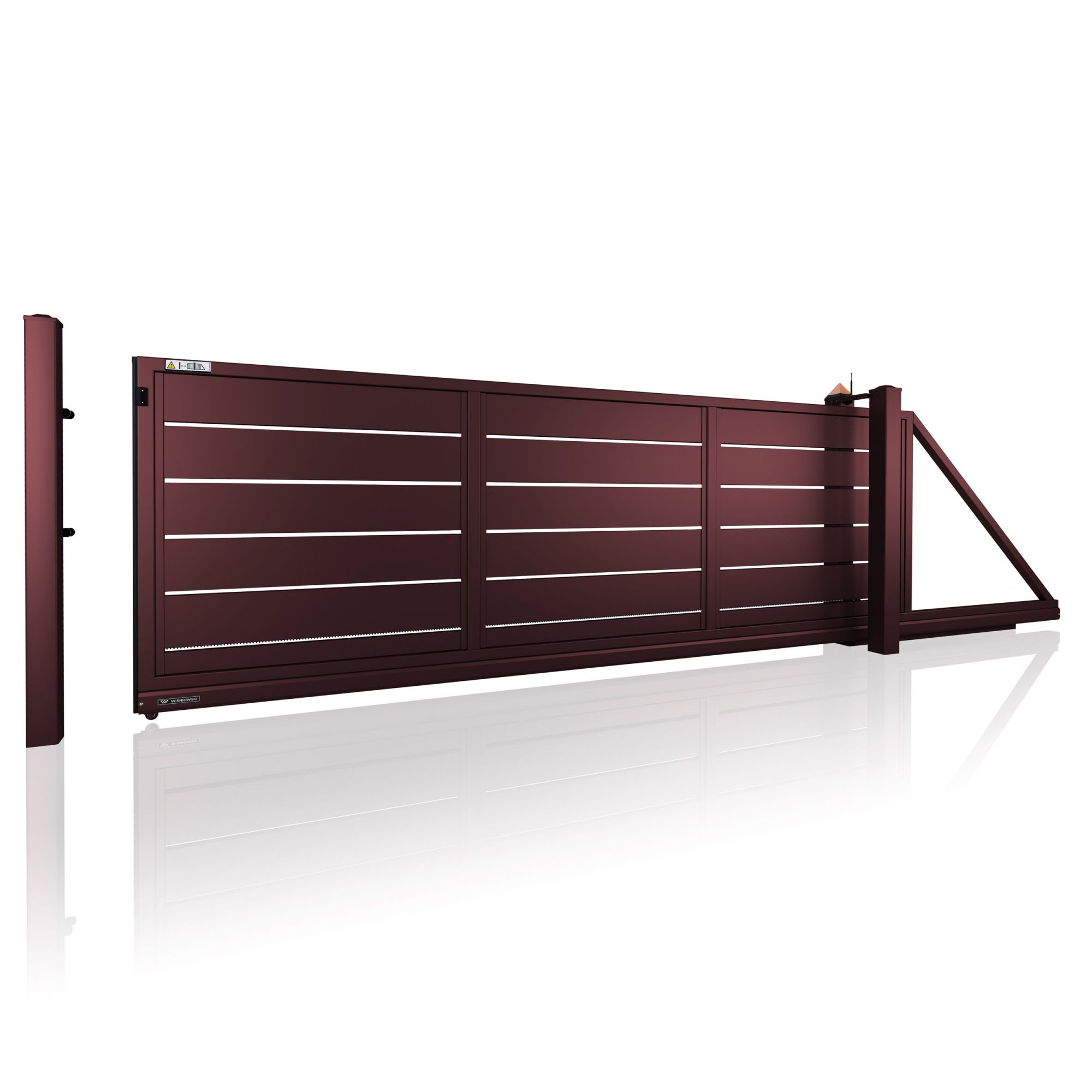 Brama przesuwna HOME INCLUSIVE AW.10.228 w wersji z prześwitem — zdjęcie 8