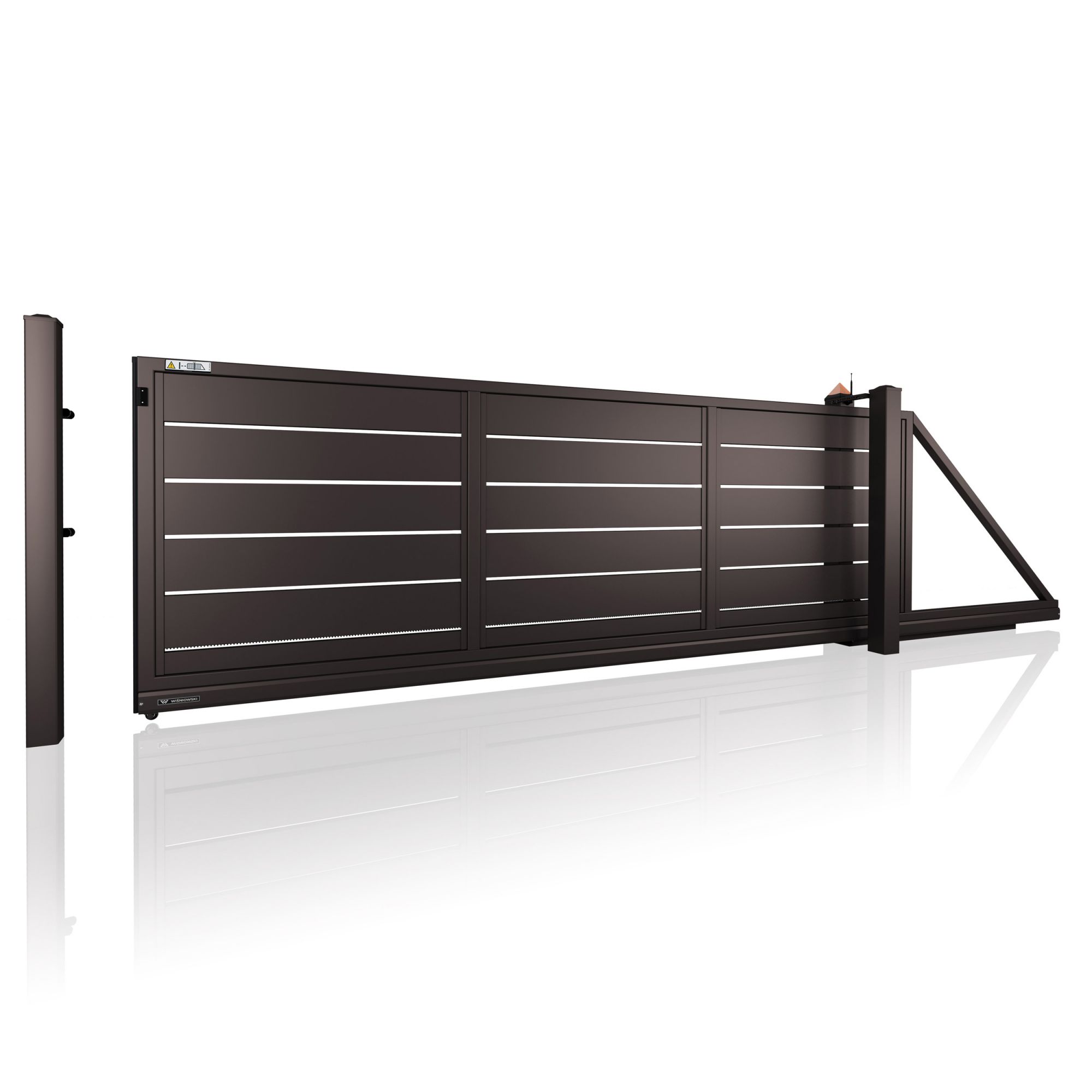 Brama przesuwna HOME INCLUSIVE AW.10.228 w wersji z prześwitem — zdjęcie 11