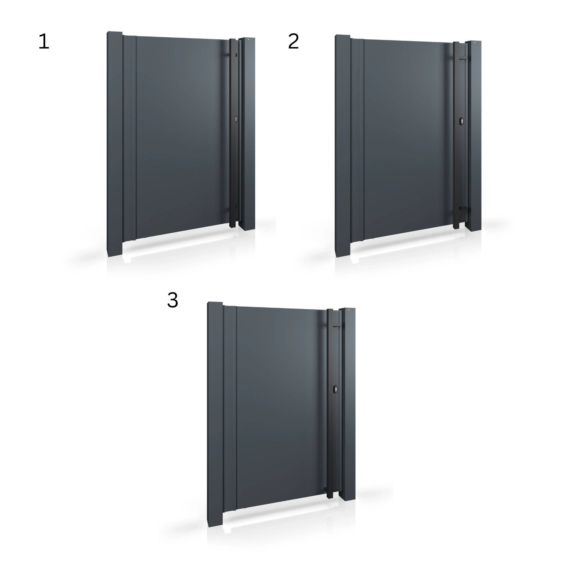 Furtka aluminiowa MODERN AW.AL.105 — zdjęcie 9