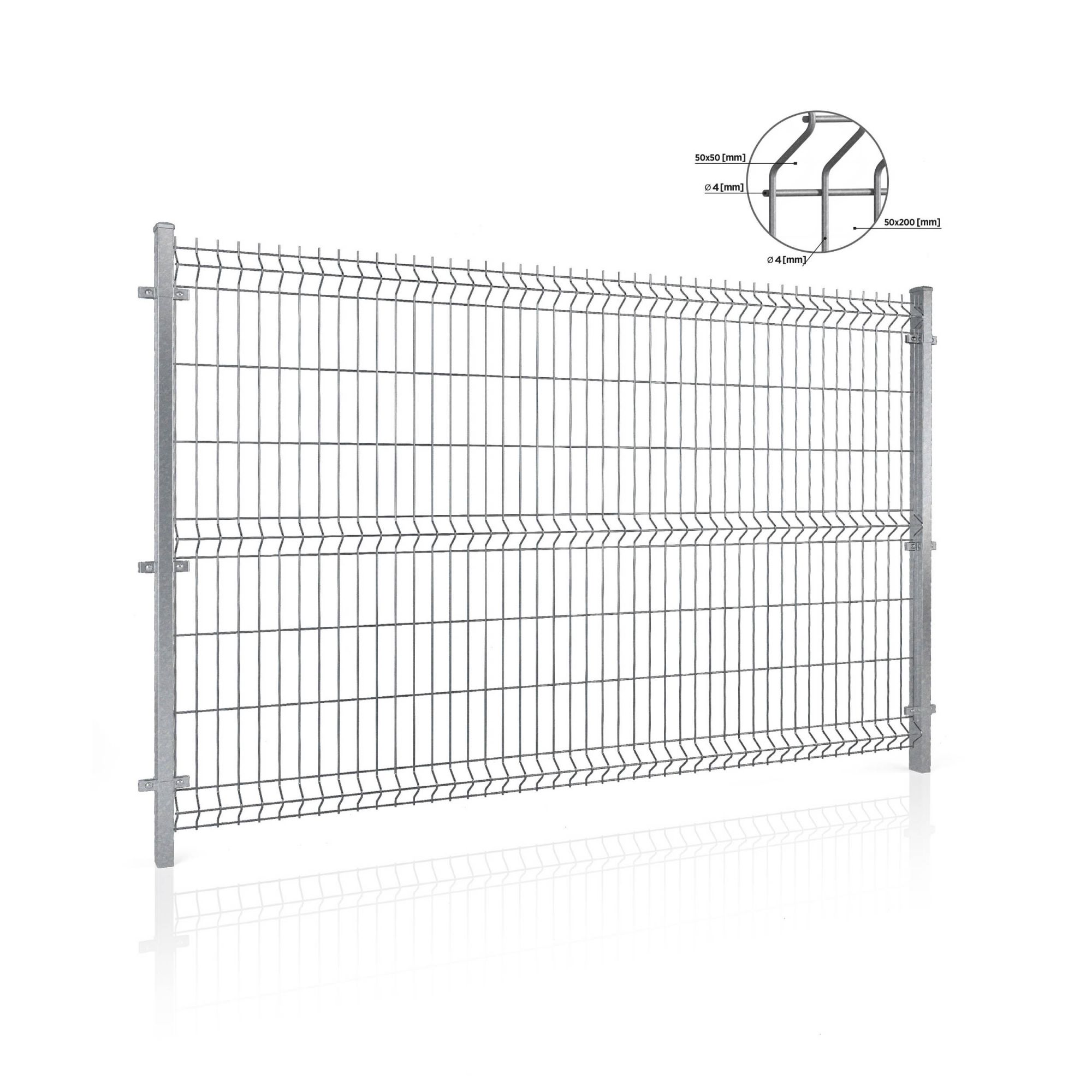 Panel ogrodzeniowy VEGA B Light 3D. Oczko 50x200. Paleta 50 szt — zdjęcie 11