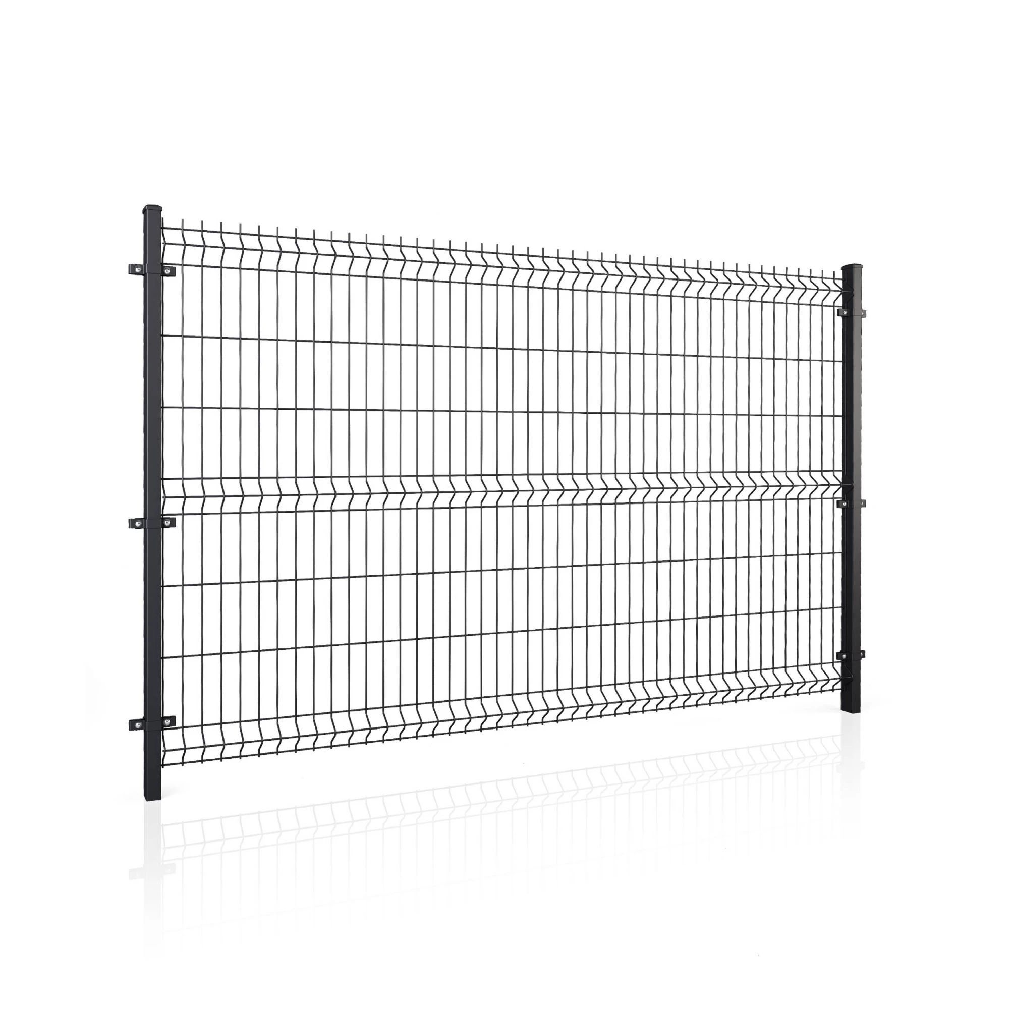 Panel ogrodzeniowy VEGA B Light 3D oczko: 50x200, słupy i akcesoria OMEGA Light. Palety po 50 kpl — zdjęcie 7