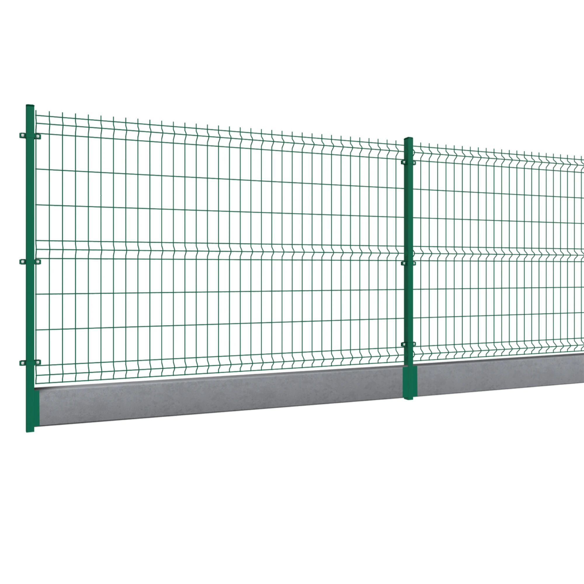 Panel ogrodzeniowy VEGA B Light 3D oczko: 55x200, słupy i akcesoria OMEGA Light. Palety po 50 kpl — zdjęcie 5