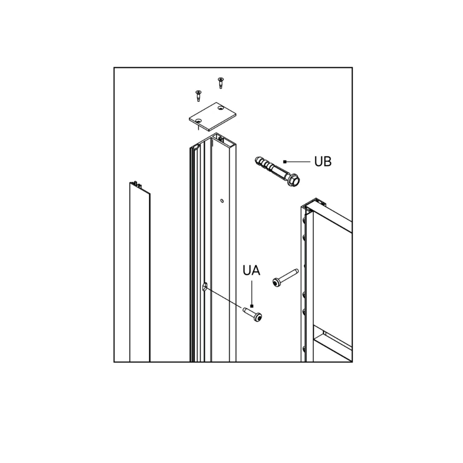 Przęsło ogrodzeniowe aluminiowe MODERN AW.AL.101 — zdjęcie 4