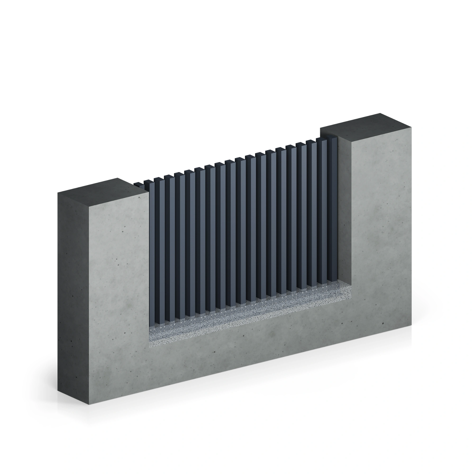 Przęsło palisadowe aluminiowe INFINITY AW.AL.141 — zdjęcie 4