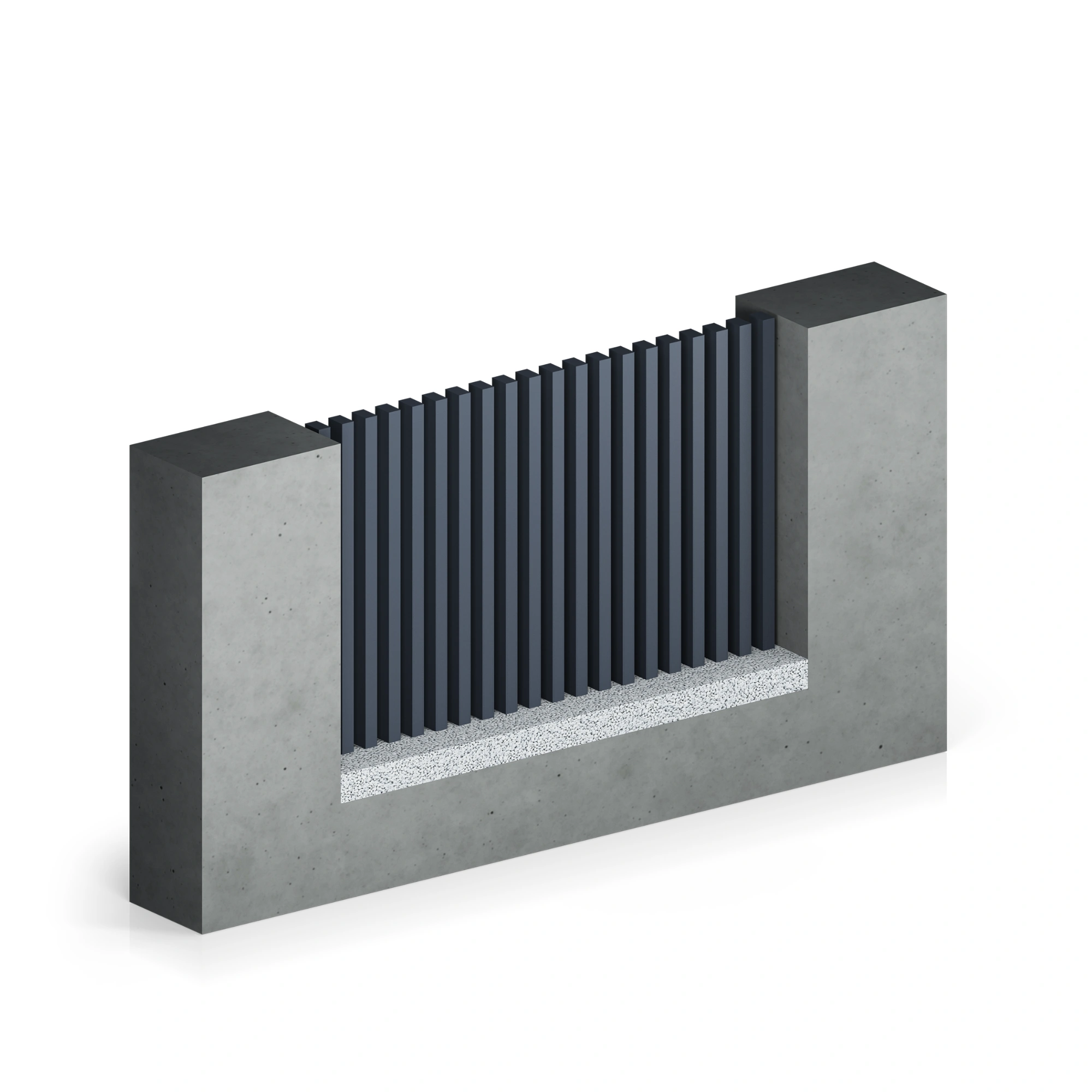 Przęsło palisadowe aluminiowe INFINITY AW.AL.141 — zdjęcie 5