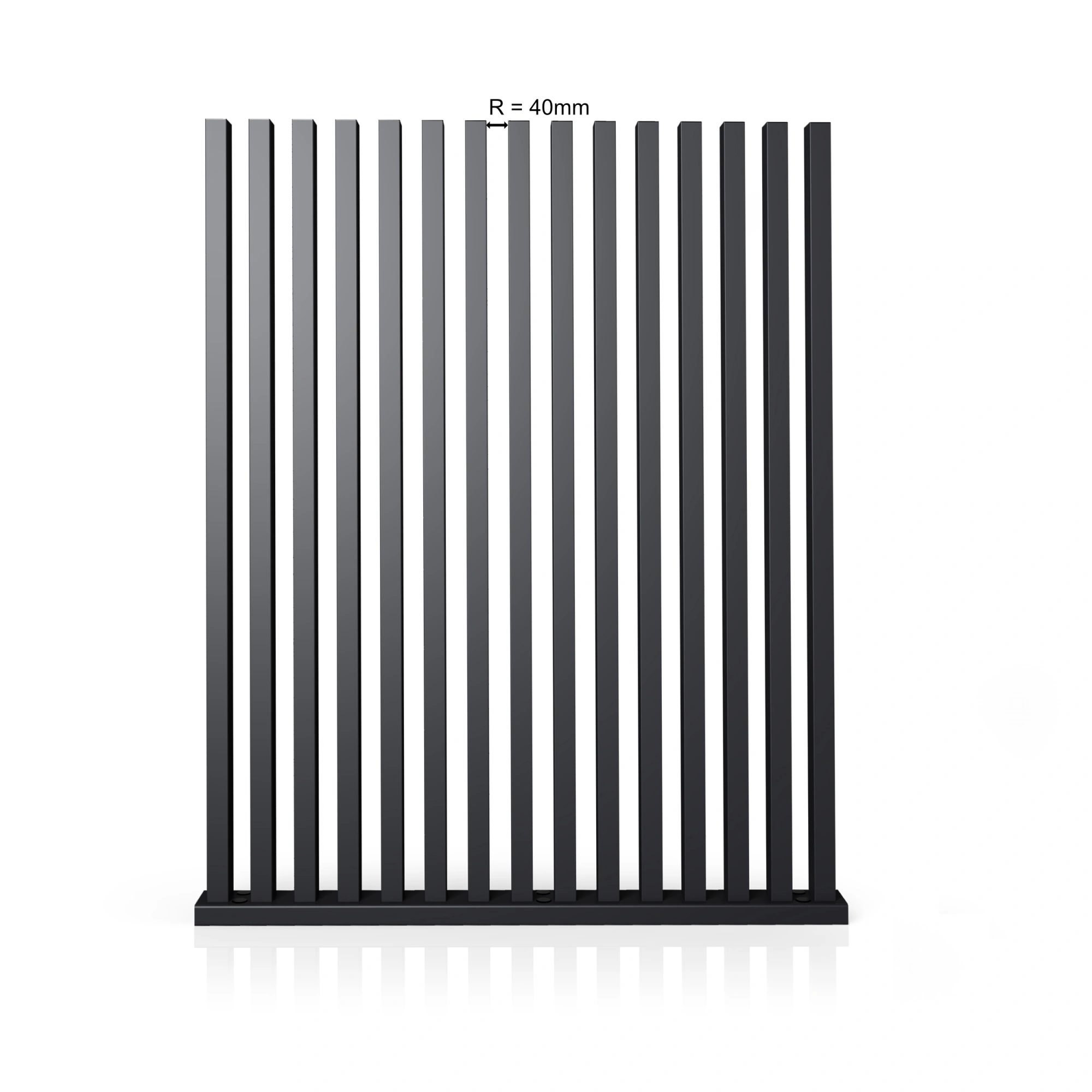 Przęsło palisadowe stalowe INFINITY AW.10.130 — zdjęcie 2
