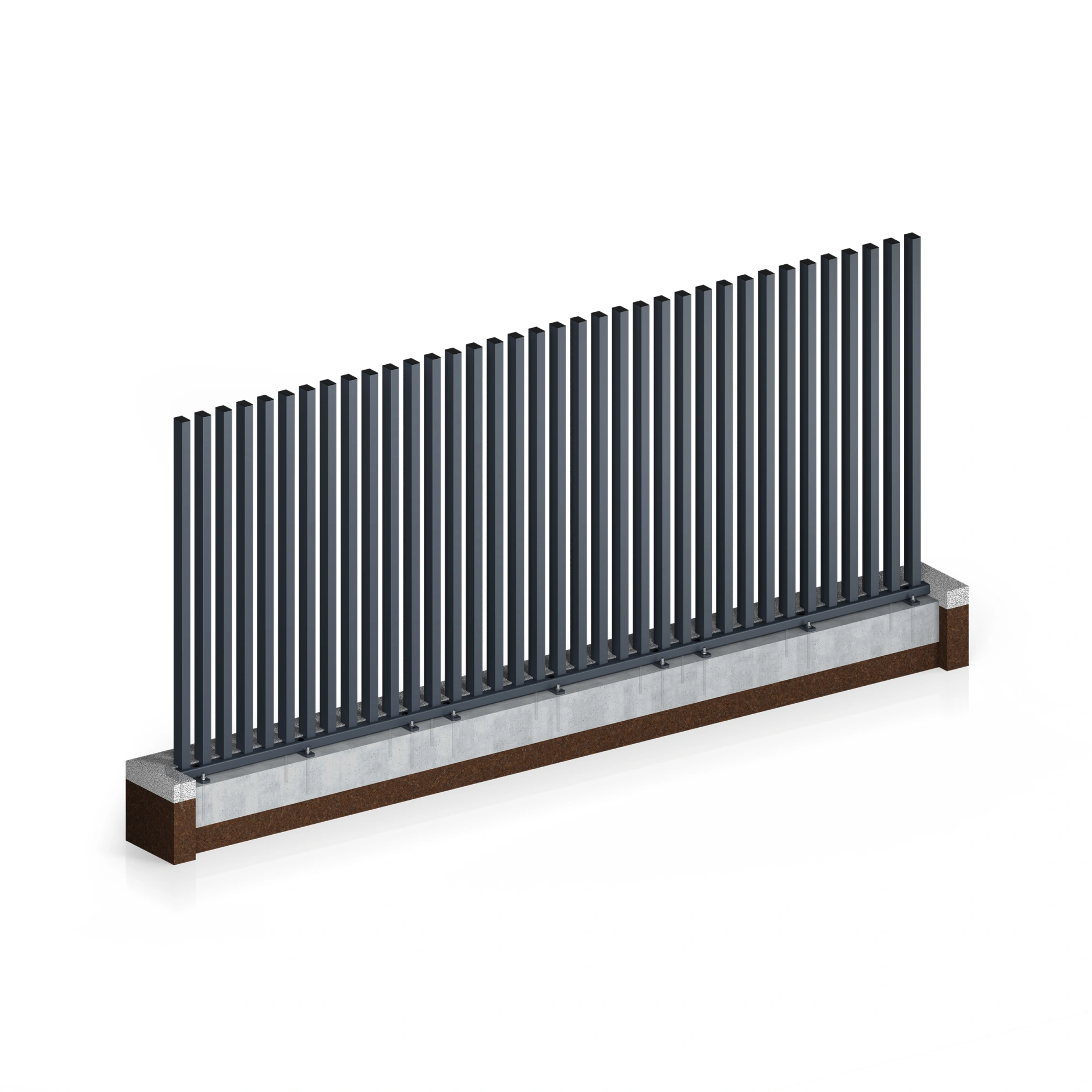 Przęsło palisadowe stalowe INFINITY AW.10.132 — zdjęcie 5
