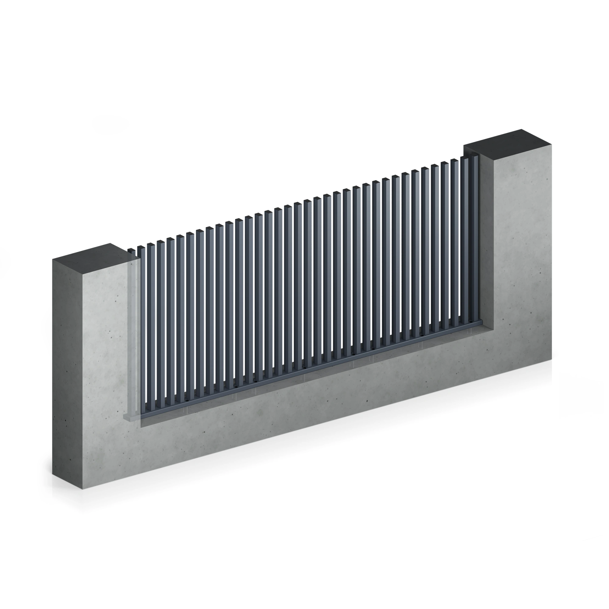 Przęsło palisadowe stalowe INFINITY AW.10.132 — zdjęcie 4