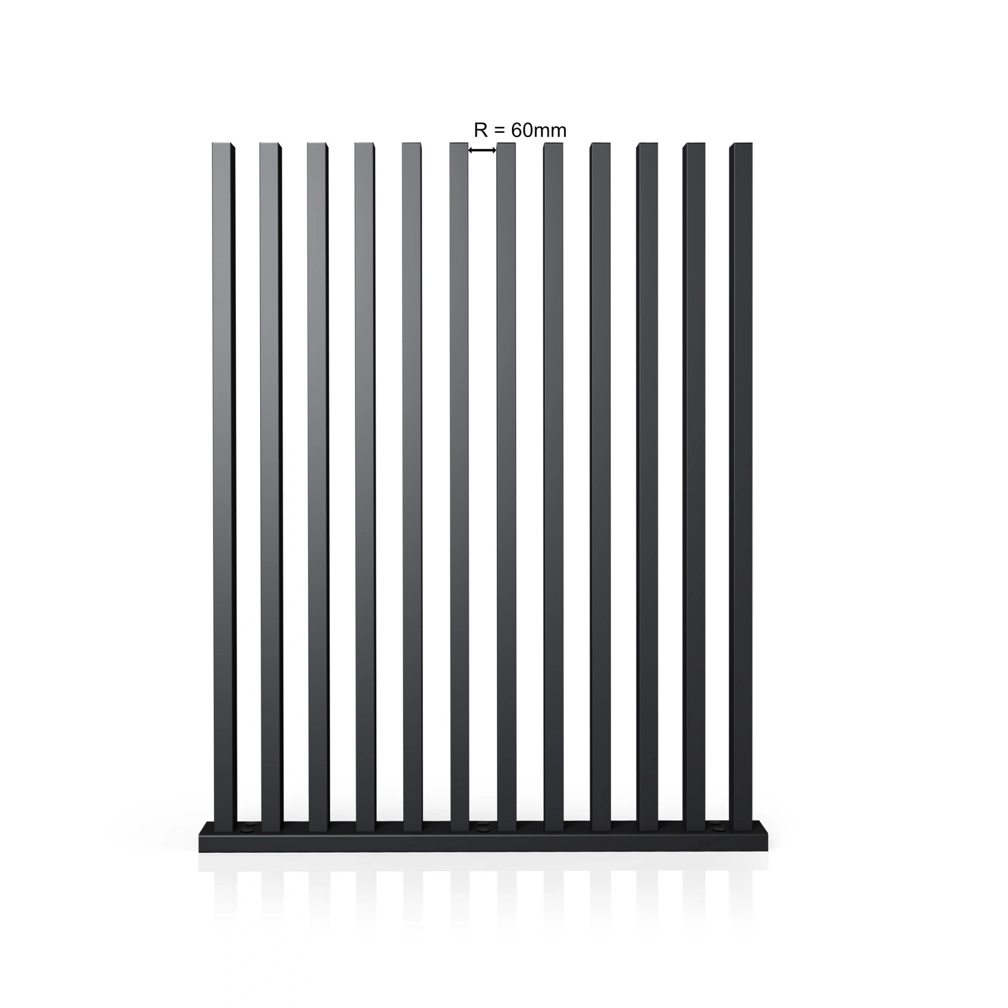 Przęsło palisadowe stalowe INFINITY AW.10.132 — zdjęcie 2