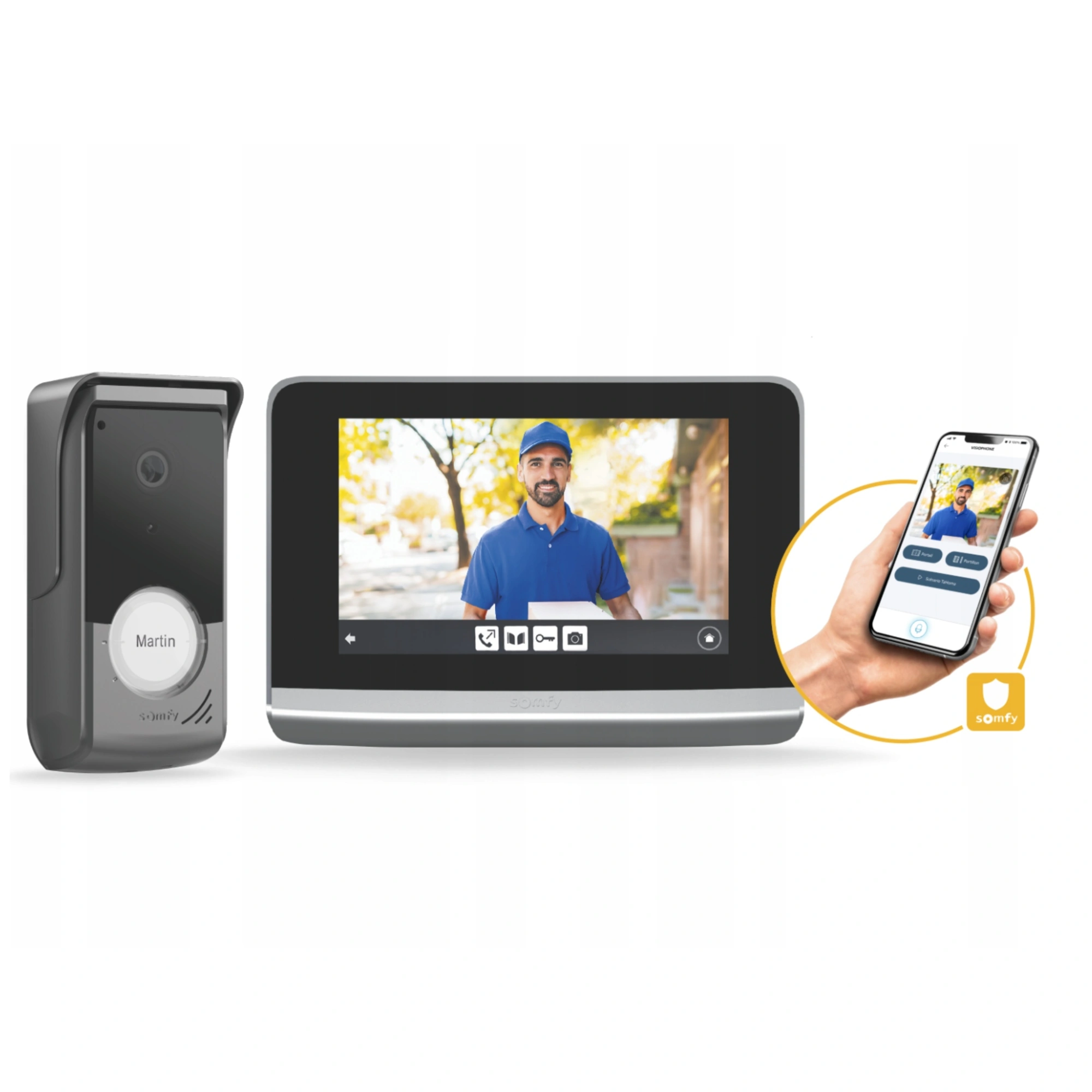 Somfy V500 Pro io connect natynk. DIN. Nr części: 90001044 — zdjęcie 3